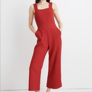 Madewell Red Jumpsuit